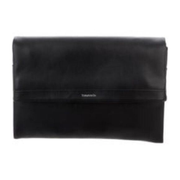 Tiffany & Co. Leather Serena Clutch - Black - Picture 2 of 9